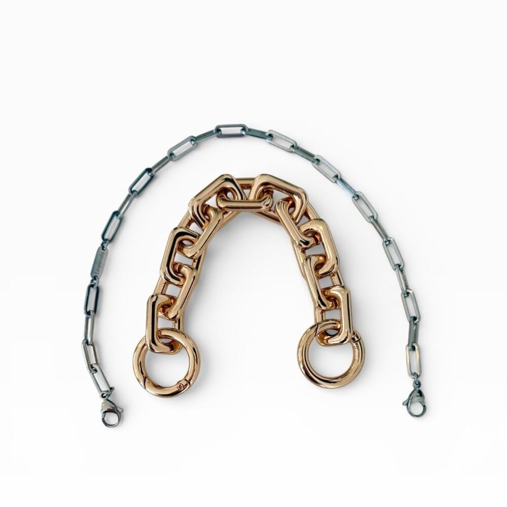 Gold and Silver Wristlet Bag/Phone Chains - NWOT